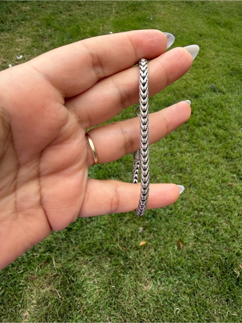 Premier Designs Braided Silver Bracelet